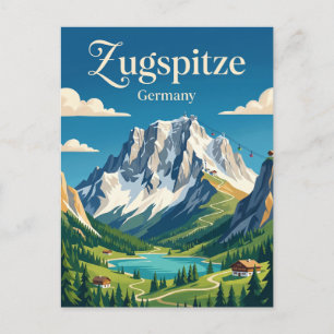 Carte Postale Zugspitze Allemagne