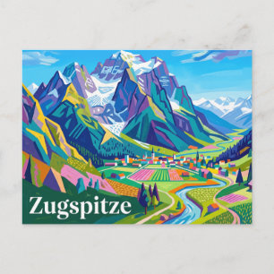 Carte Postale Zugspitze Allemagne
