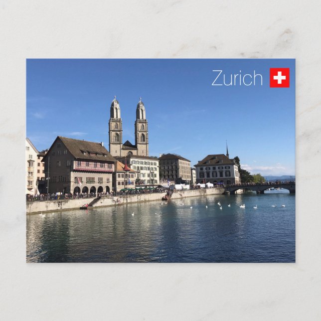 Carte Postale Zurich (Devant)
