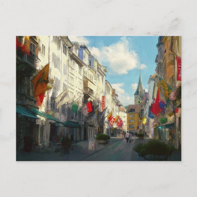 Carte Postale Zurich (Devant)