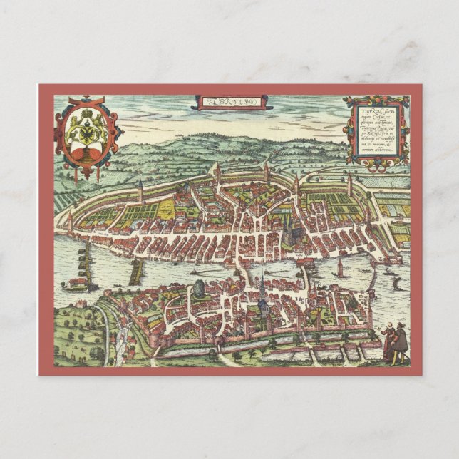 Carte Postale Zurich au XVIe siècle (Devant)