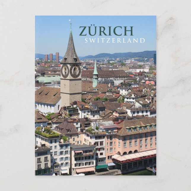 Carte Postale zurich suisse (Devant)