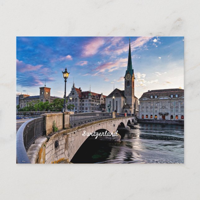 Carte Postale Zurich, Suisse (Devant)