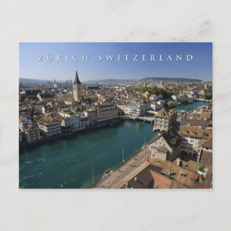 Carte Postale zurich suisse
