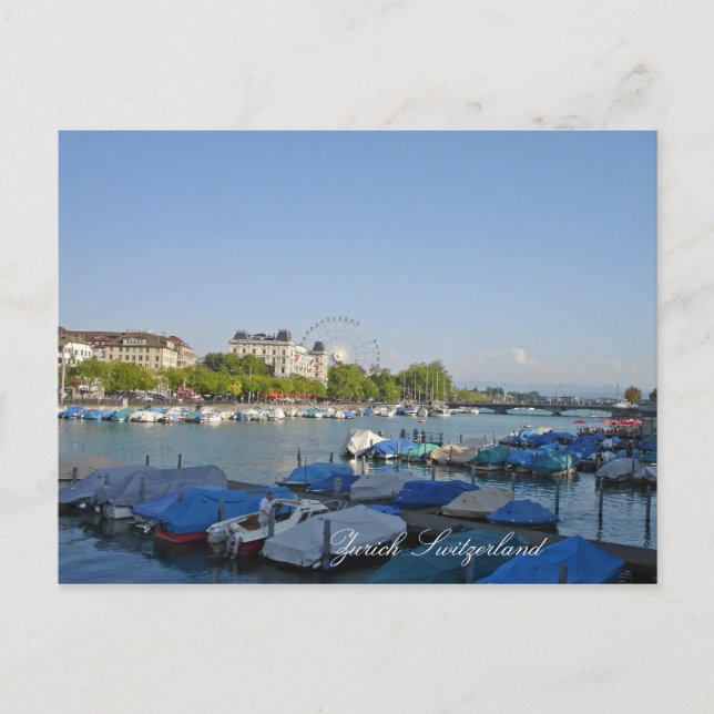 Carte Postale Zurich Suisse (Devant)