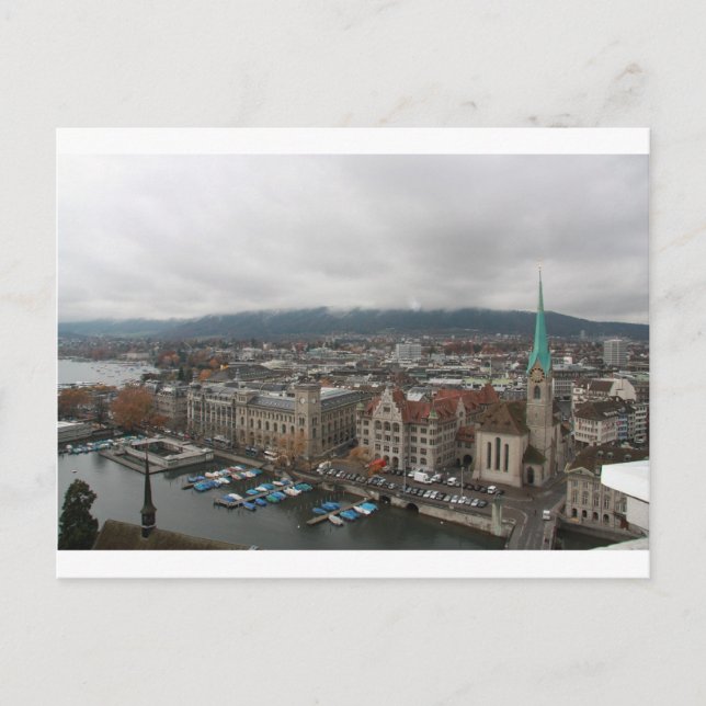 Carte Postale Zurich, Suisse (Devant)
