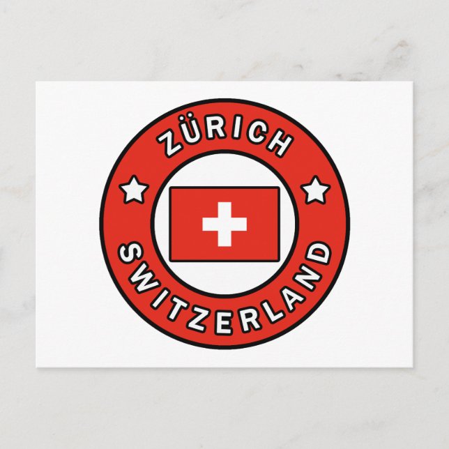 Carte Postale Zürich Suisse (Devant)