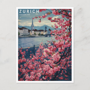 Carte Postale Zurich Suisse