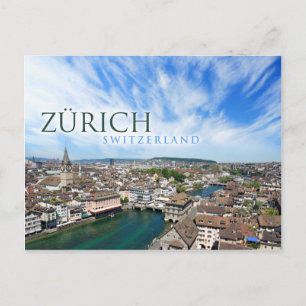 Carte Postale zurich switzerland