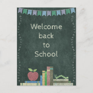 Carte Postale Zurück zur Schule Willkommen zurück zur Schule