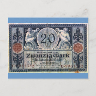 Carte Postale Zwanzig Mark