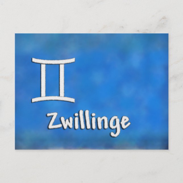 Carte Postale Zwillinge (Devant)