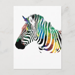 Carte Postale Zzzebra