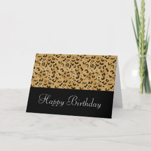 Carte poster de animal Joyeuse Anniversaire (perso