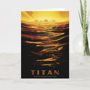 Carte Poster de l'espace rétro - La plus grande lune de