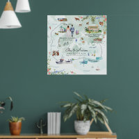 Carte poster de mariage à Grundsunds Suède