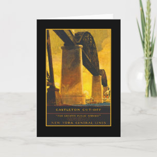 Carte Poster de voyage de Castleton Cutoff Bridge sur le