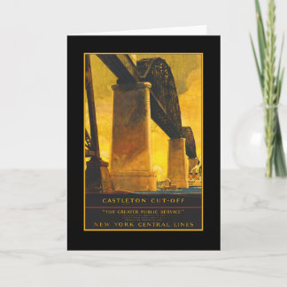 Carte Poster de voyage de Castleton Cutoff Bridge sur le