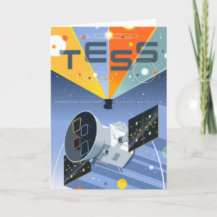 Carte Poster du télescope spatial Tess.