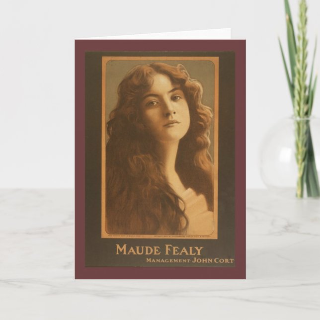 Carte Poster du Théâtre Vintage Maude Fealy (Devant)