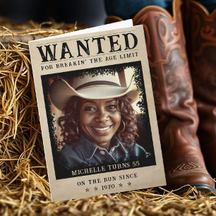 Carte Poster Recherché Funny Senior Happy Birthday