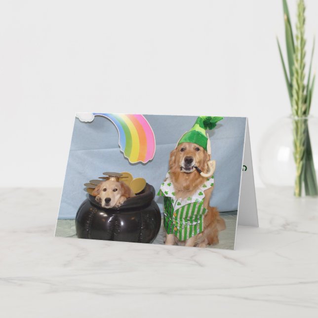 Carte Pot de d'or pour le jour de St Patrick (Devant)