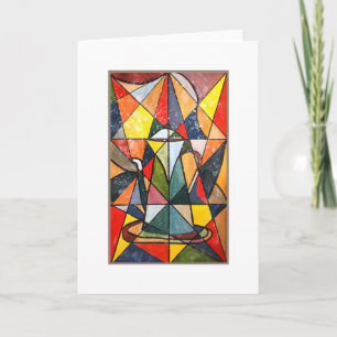 Carte Pot De Thé En Verre Tiré Oeuvre Acrylique