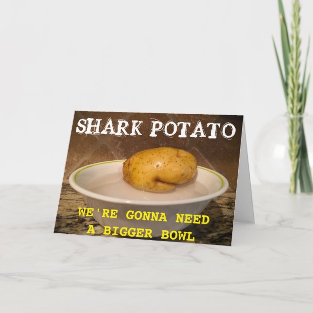 Carte Potato de requin ... nous allons avoir besoin d’un (Devant)
