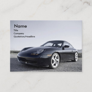 Carte potelée de profil de "Porshe"
