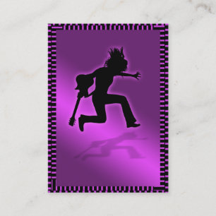 " Carte potelée majestueuse "rose