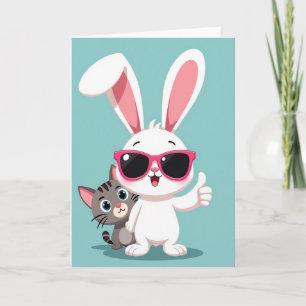 Carte Pouce en l'Air Happy Pals