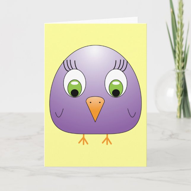 Carte poule B pourpre (Devant)