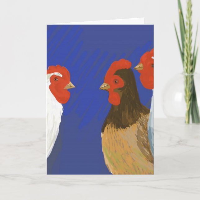 Carte poules françaises (Devant)
