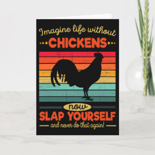 Carte Poulet Drôle Imaginez La Vie Sans Poules 