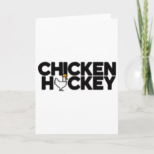 Carte Poulet drôle Jockey empilé Répéter Fun Gag Meme H