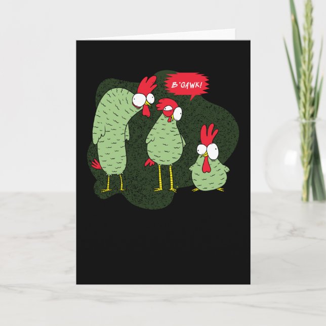 Carte Poulet fou (Devant)