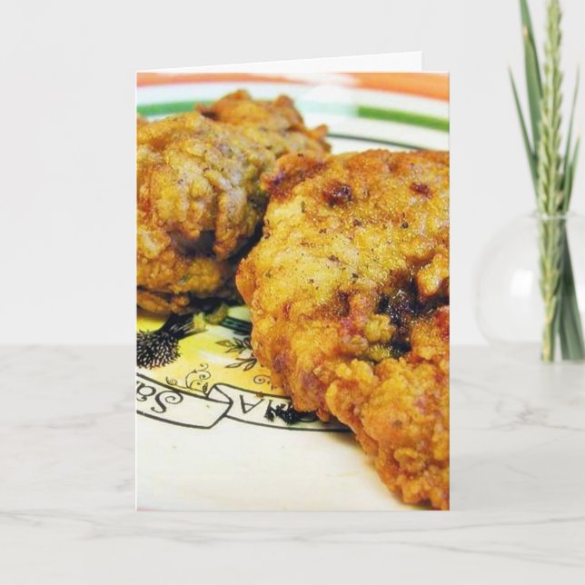 Carte Poulet frit (Devant)