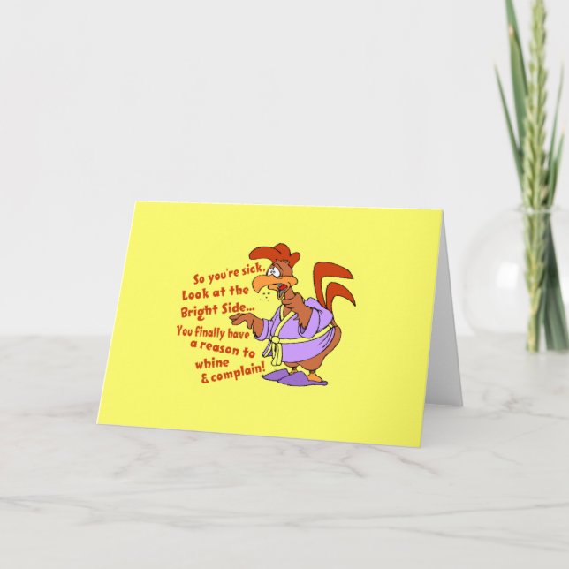 Carte Poulet malade (Devant)