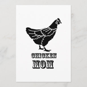 Carte Poulet Maman Poultry Love Mères Jour Cadeaux