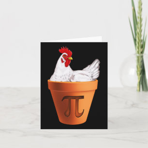 Carte Poulet Pot Pi Jour Cadeau Hommes Femmes Enfants Ma