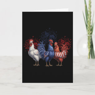 Carte Poulet Usa Patriotique Usa Poule 4 Juillet Pour Ho