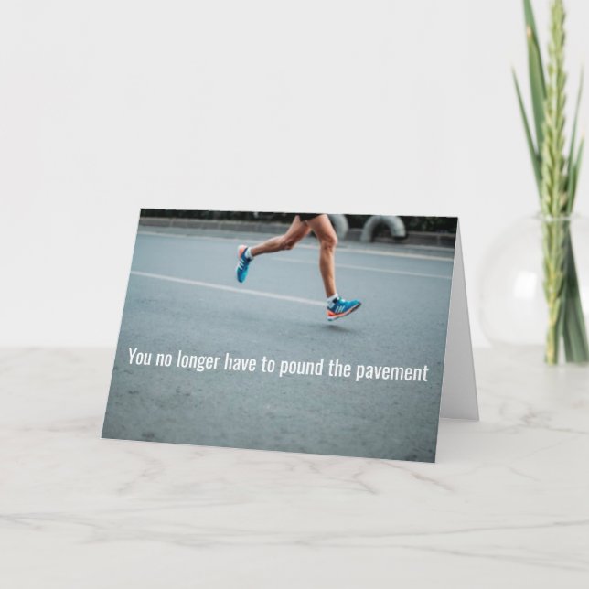 Carte Pound the Pavement, Félicitations pour le nouvel e (Devant)