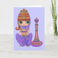 Carte poupée de type pourpre