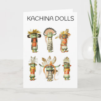 Carte Poupées de Kachina