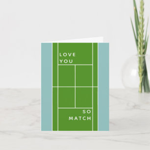 Carte pour amateur de tennis
