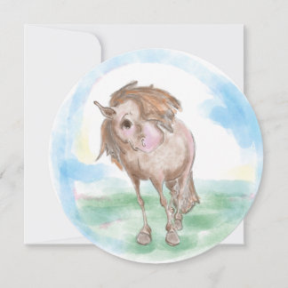 Carte pour amoureux des chevaux et des poneys