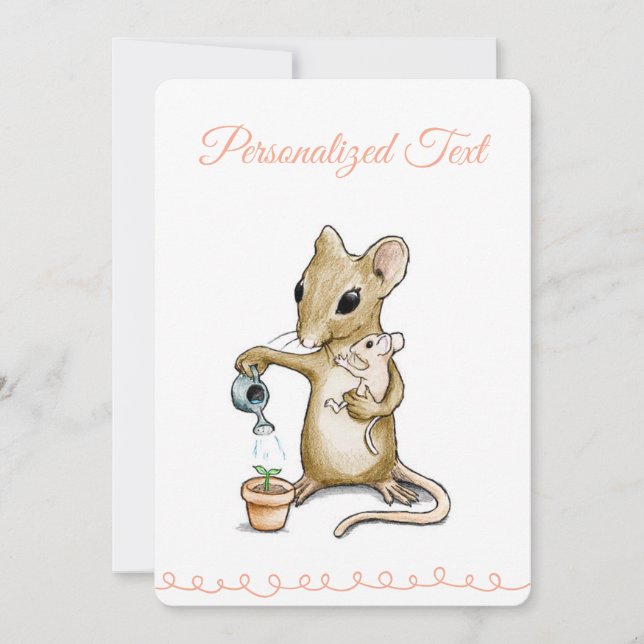 Carte pour Baby Shower (Devant)