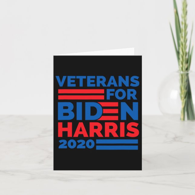 Carte Pour Biden Harris 2020 (Devant)