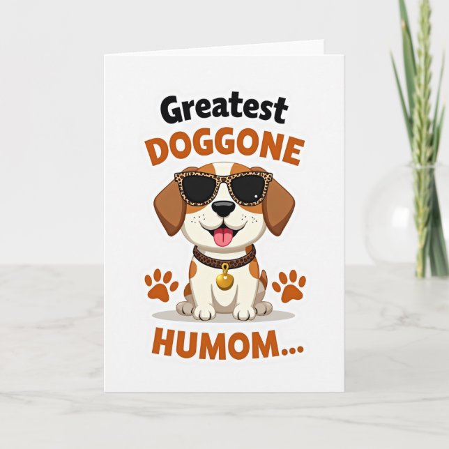 Carte pour chien Shades tachetées (Devant)