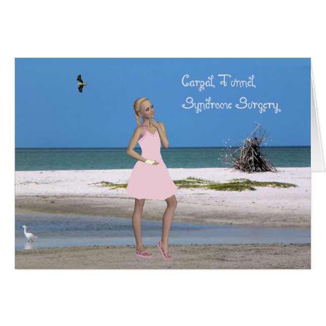 Carte pour chirurgie du syndrome du tunnel du Carp (Devant horizontal)